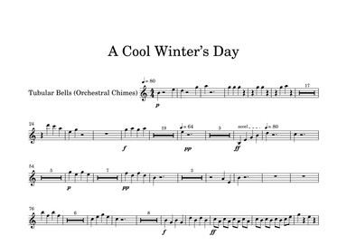 A Cool Winter’s Day-Tubular Bell Part
