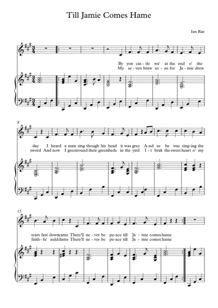 Robert Burns Song - Till Jamie Comes Hame