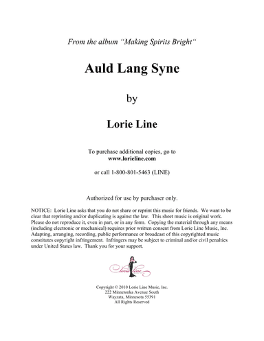 Auld Lang Syne (from the album Making Spirits Bright) (arr. Lorie Line)