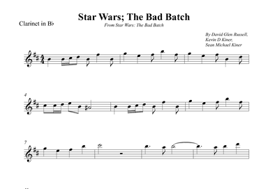Star Wars; The Bad Batch (arr. Wesley S. SIlva)