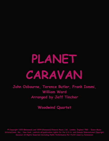 Planet Caravan (arr. Jeff Tincher)