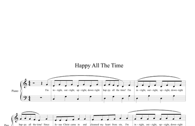 Happy All The Time (arr. Elise McCain)