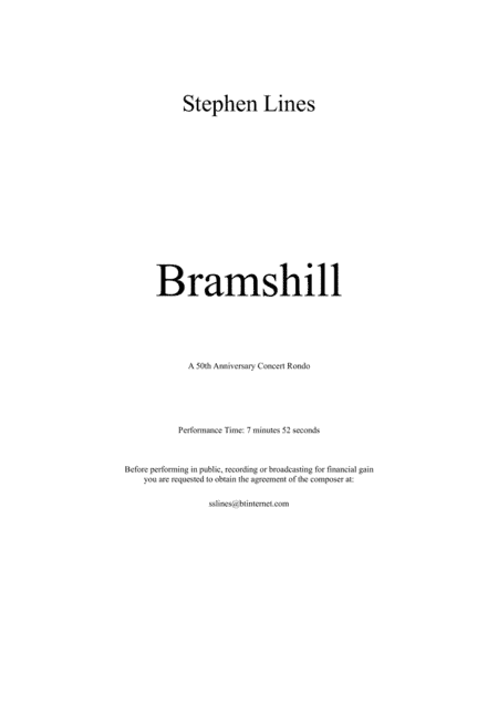 Bramshill Concert Rondo
