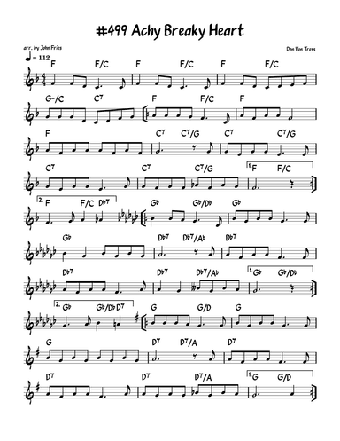 Achy Breaky Heart (Don't Tell My Heart) (arr. John Fries)