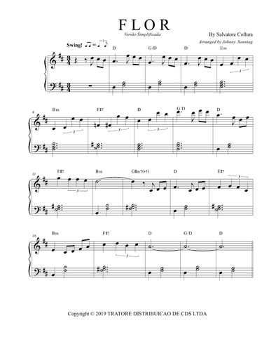 Flor (arr. Johnny Sonntag)