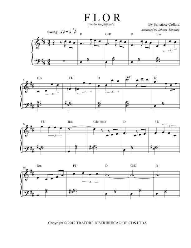Flor (arr. Johnny Sonntag)