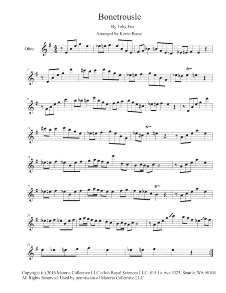 Bonetrousle (from Undertale) (arr. Kevin Busse)