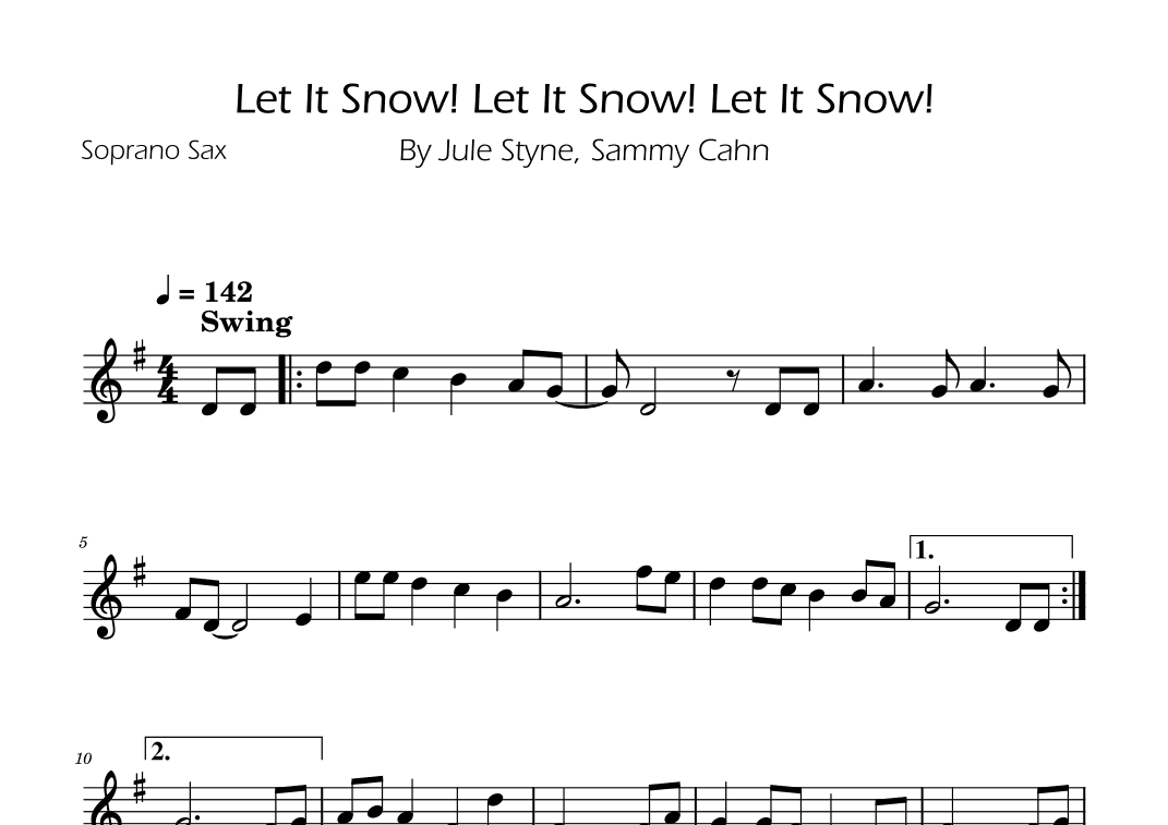 Let It Snow! Let It Snow! Let It Snow! (arr. Ygor Nunes)