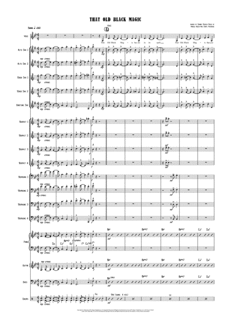 That Old Black Magic (arr. Daryl McKenzie)