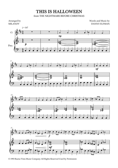 This Is Halloween (arr. Milanov)