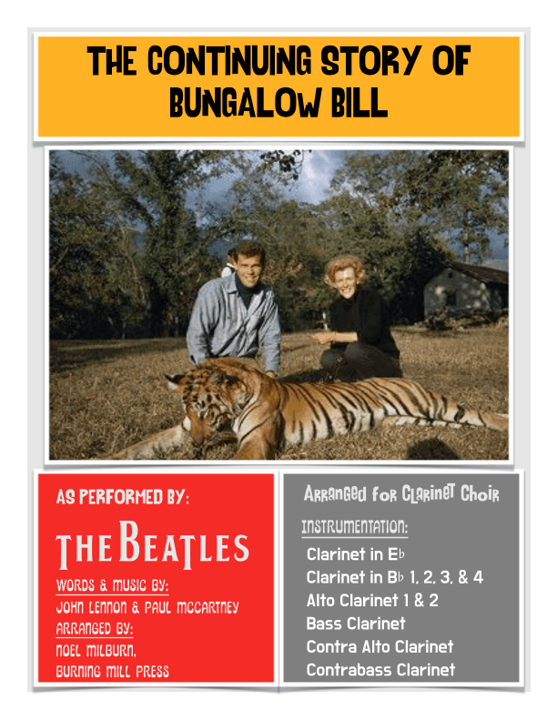The Continuing Story Of Bungalow Bill (arr. Noel Milburn)