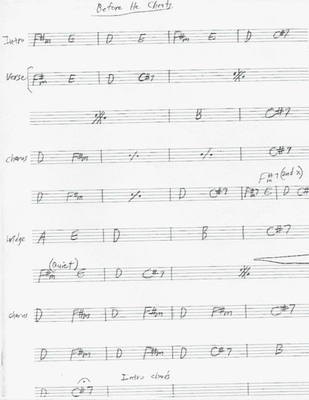 Before He Cheats (arr. James Woolwine)