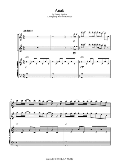 Anak (arr. Kaiserin Rebecca)