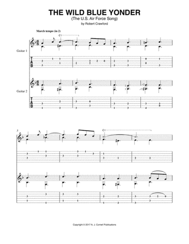 The Wild Blue Yonder (The U.S. Air Force Song) (arr. Mark Phillips)
