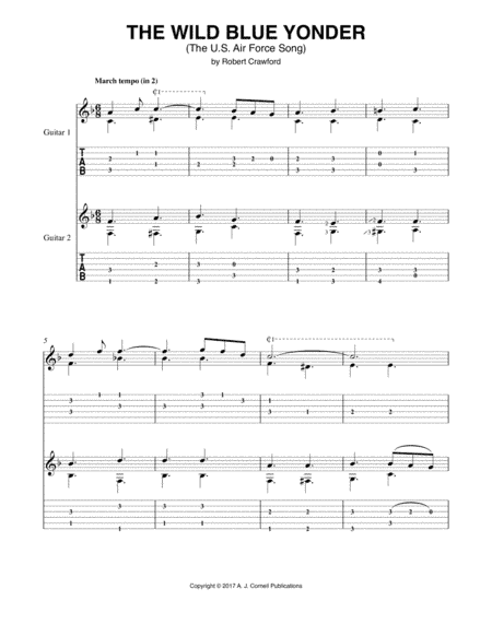 The Wild Blue Yonder (The U.S. Air Force Song) (arr. Mark Phillips)