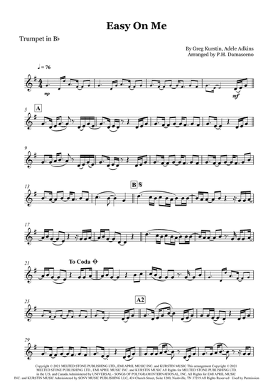 Easy On Me (arr. P.H. Damasceno)