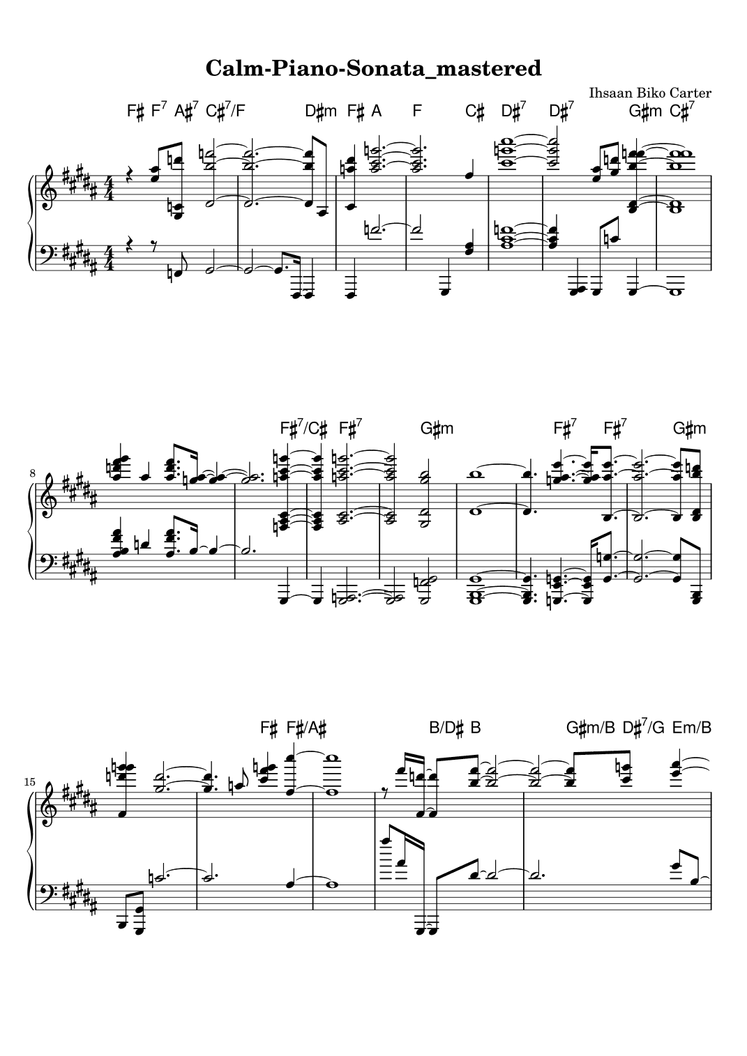 Calm Piano Sonata
