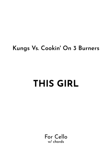 This Girl (arr. Jireh J.)