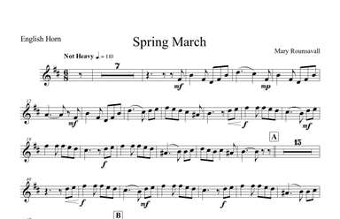 Spring March: ENGLISH HORN PART