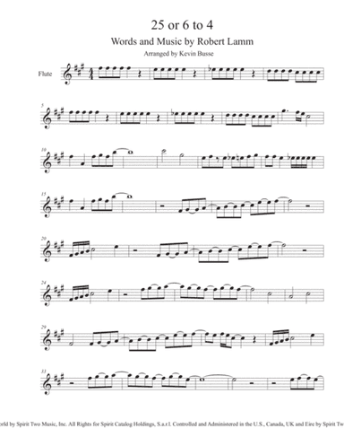 25 Or 6 To 4 (arr. Kevin Busse)