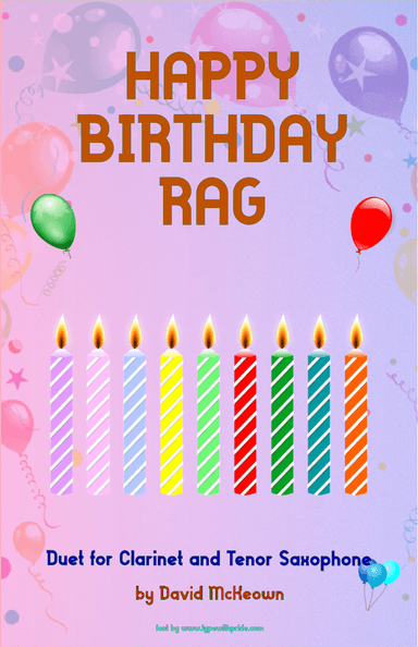 Happy Birthday Rag, for Clarinet and Tenor Saxophone Duet (arr. David McKeown)