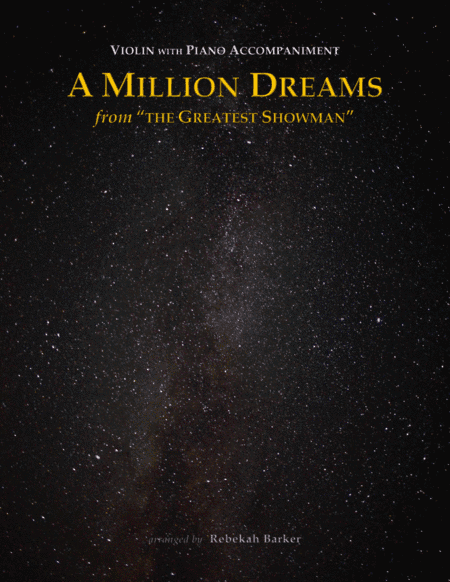 A Million Dreams (arr. Rebekah Barker)