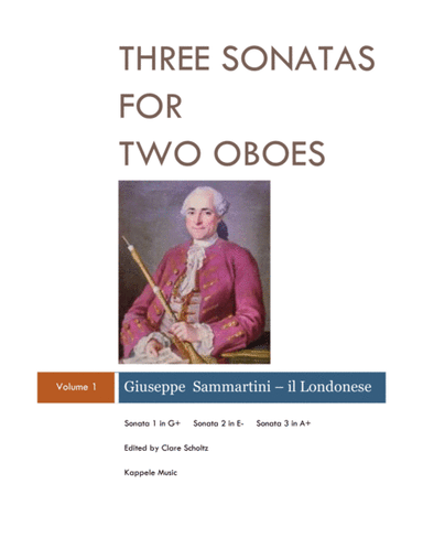 Three Sonatas for Two Oboes (arr. Clare Scholtz)