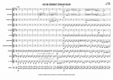 Kiss Me Goodnight, Sergeant Major (arr. L Crane)
