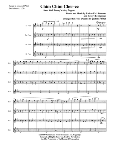 Chim Chim Cher-ee from Walt Disney's MARY POPPINS (arr. James Pybus)