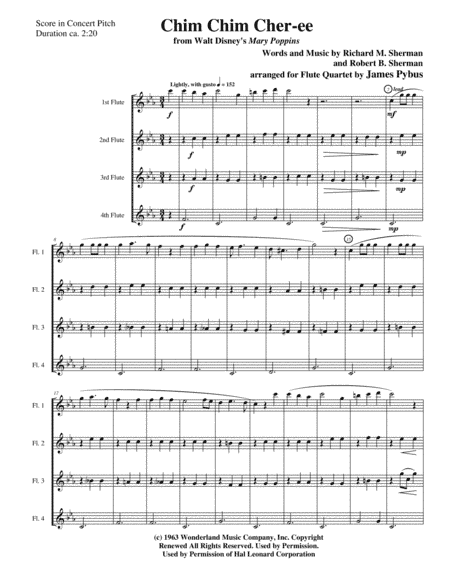 Chim Chim Cher-ee from Walt Disney's MARY POPPINS (arr. James Pybus)