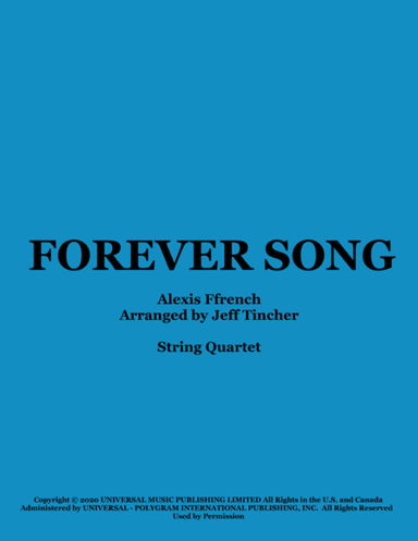 Forever Song (arr. Jeff Tincher)