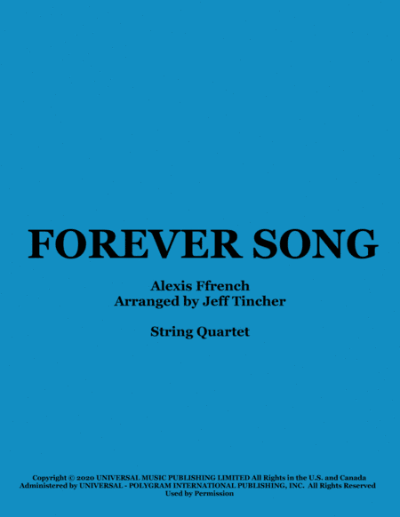 Forever Song (arr. Jeff Tincher)