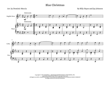 Blue Christmas (arr. Dominic Meccia)