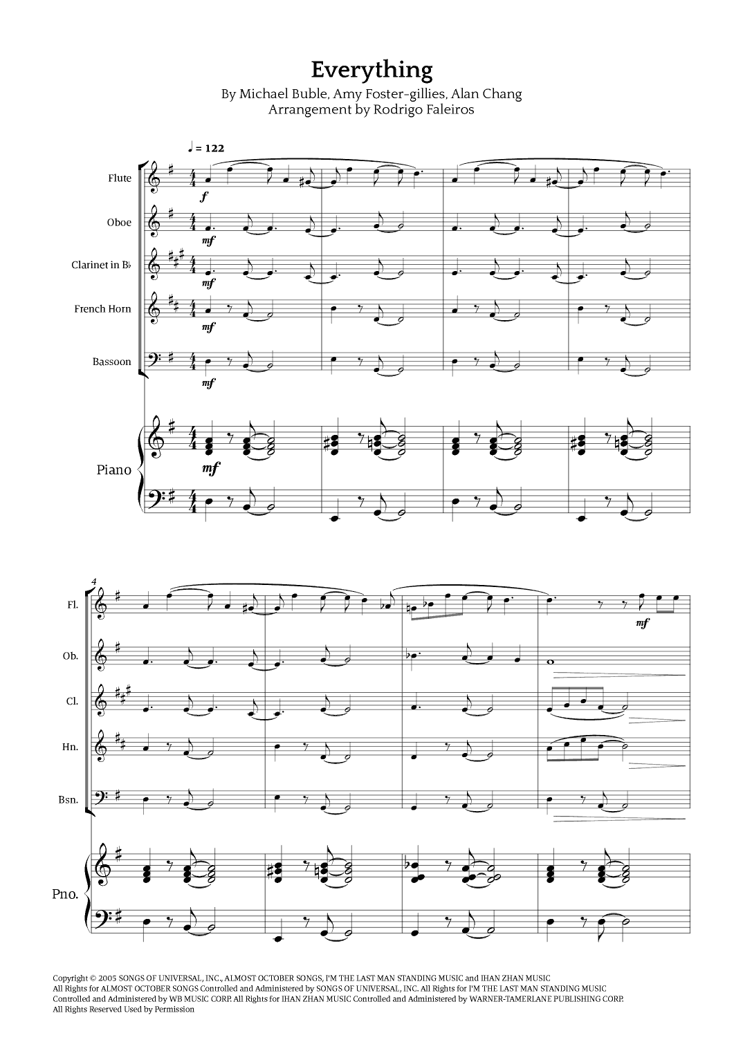 Everything (arr. Rodrigo Faleiros)