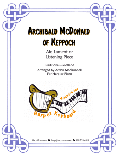 Archibal McDonald of Keppoch - Scottish Air (arr. Harp use Inspirations)