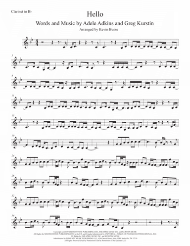 Hello (arr. Kevin Busse)