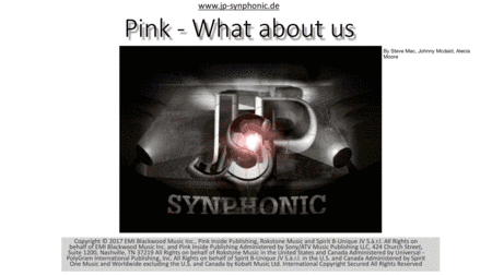 What About Us (arr. JP-Synphonic)