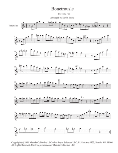 Bonetrousle (from Undertale) (arr. Kevin Busse)
