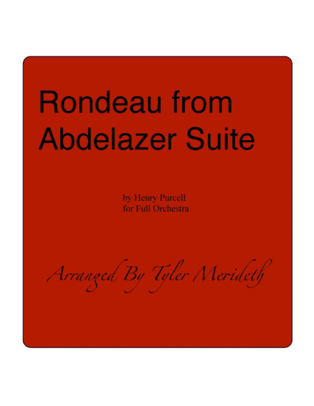 Rondeau from Abdelazer Suite (arr. Tyler Merideth)