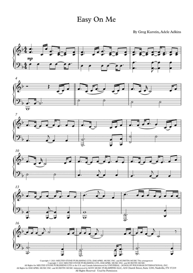 Easy On Me (arr. Fernanda Moura)