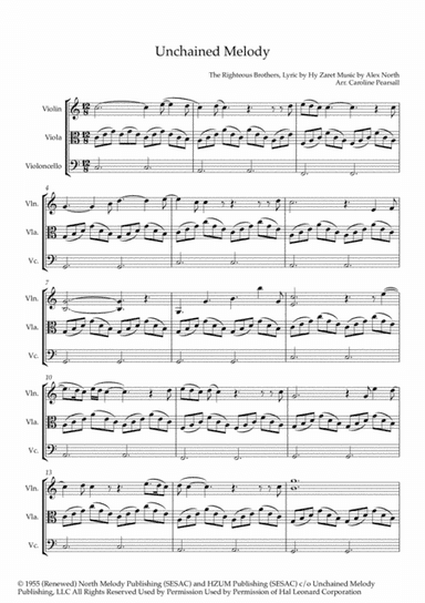 Unchained Melody (arr. Caroline Pearsall)