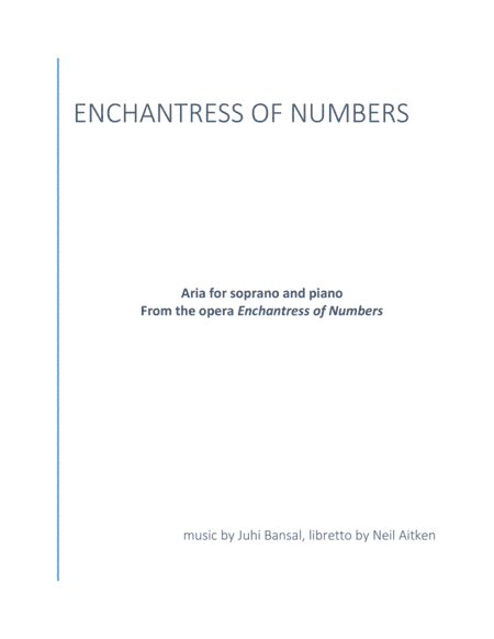 Enchantress of Numbers (aria for soprano with piano)
