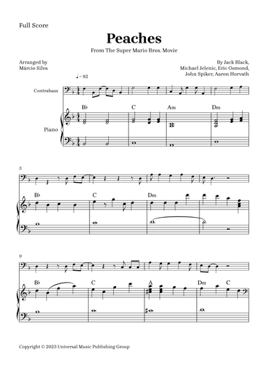 Peaches (arr. Márcio Silva)
