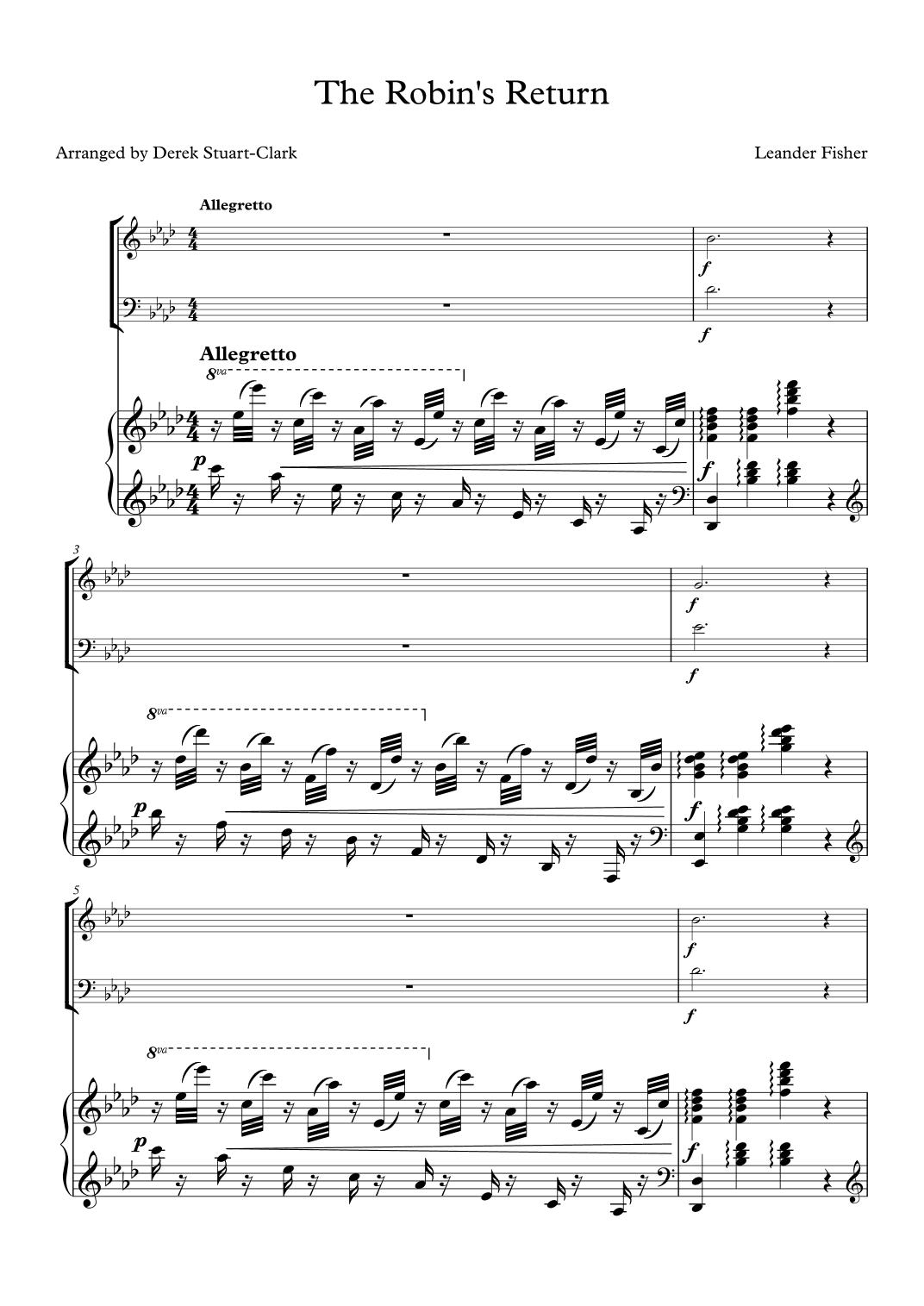 The Robin's Return (arr. Derek STUART-CLARK)