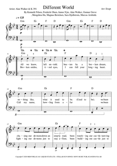 Different World (arr. Erupt)