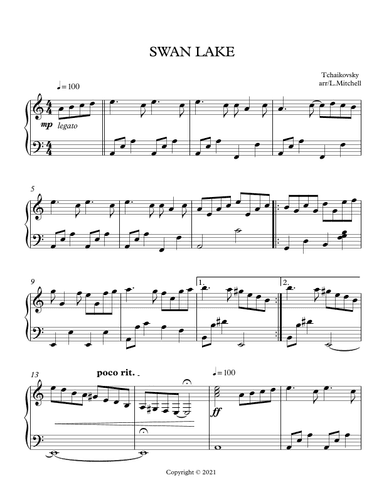 SWAN LAKE (arr. Lee Mitchell)