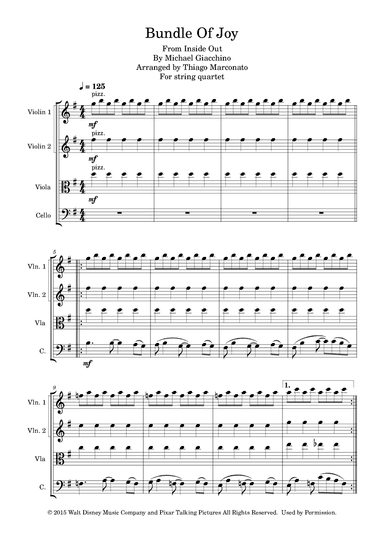 Bundle Of Joy (arr. Thiago Marconato)