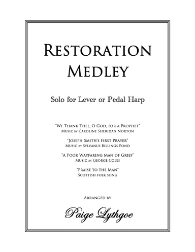 Restoration Medley - Lever or Pedal Harp Solo (arr. Paige Lythgoe)
