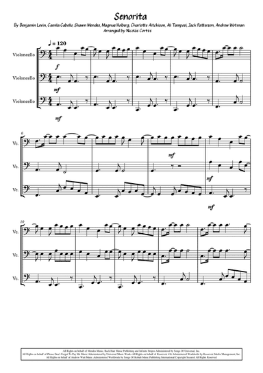 Senorita (arr. Nicolás Cortés Castillo)