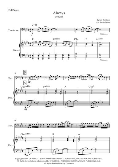 Always (arr. Fabio Britto)